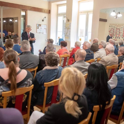 Premier Marek Belka w Zgierzu